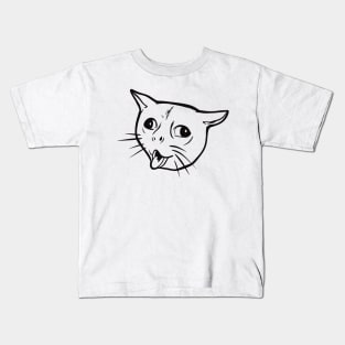 Coughing Cat Meme Kids T-Shirt